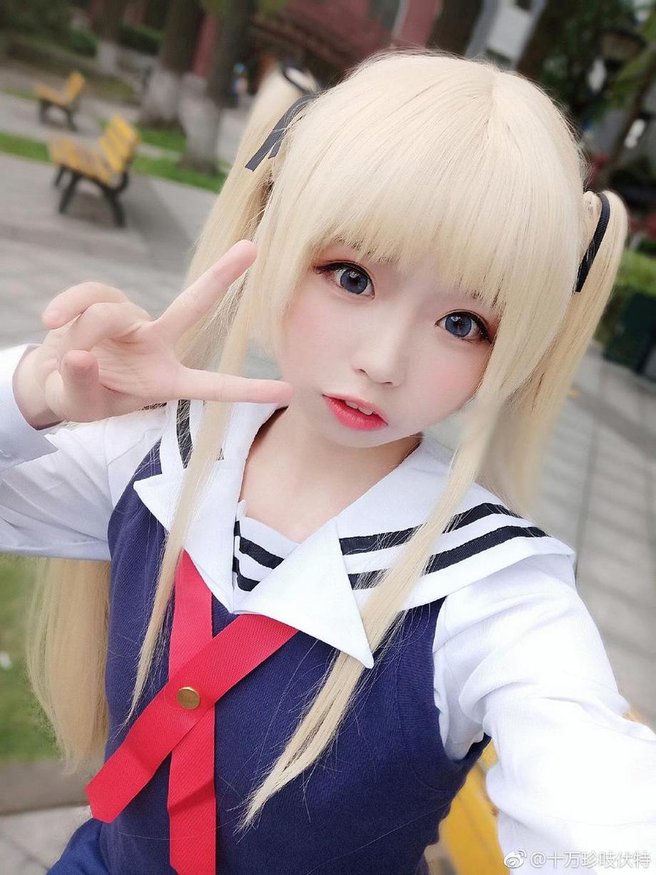 高清大图欣赏：十万珍吱伏特花嫁cosplay造型代表作品-51acg