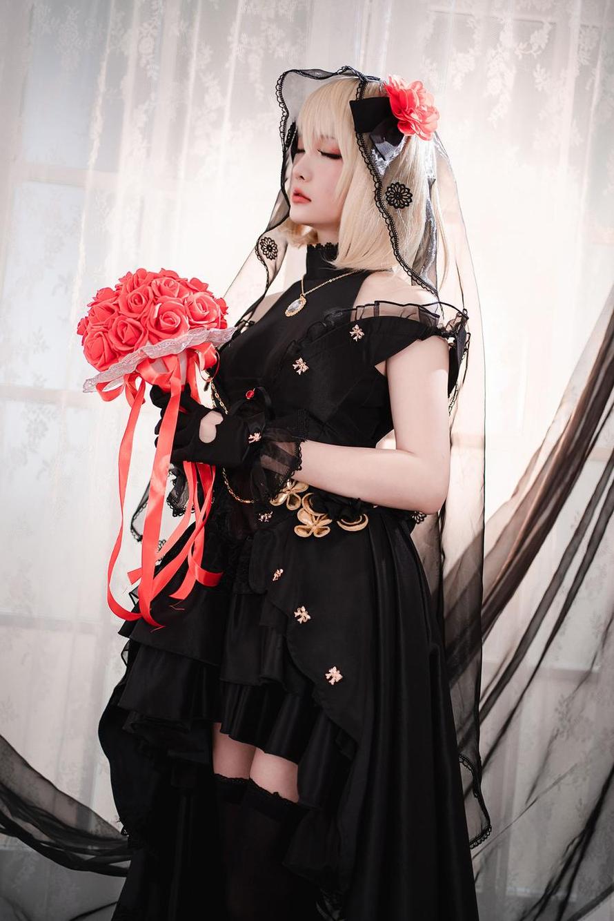 珍藏级原图，星之迟迟cosplay胡桃的精品代表作