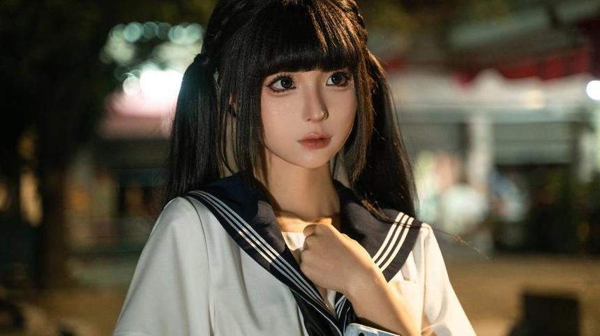 楚楚动人！蠢沫沫cos作品原图，看这里绝对不会后悔
