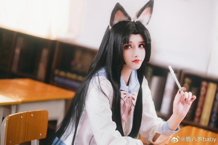 鹿八岁一汉服：古风摄影的代表作品